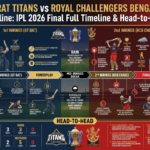 gujarat titans vs royal challengers bengaluru timeline