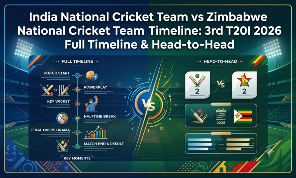india national cricket team vs zimbabwe national cricket team timeline