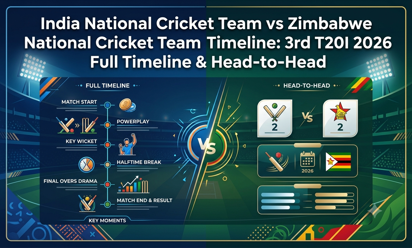 india national cricket team vs zimbabwe national cricket team timeline