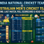 india national cricket team vs australian men’s cricket team timeline
