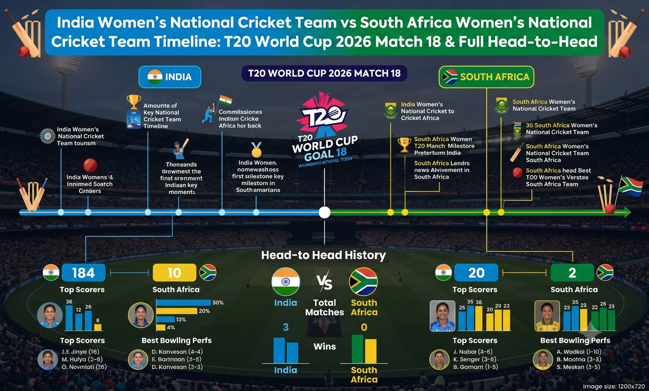 india women's national cricket team vs south africa women's national cricket team timeline