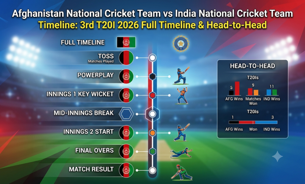 afghanistan national cricket team vs india national cricket team timeline